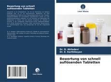 Buchcover von Bewertung von schnell auflösenden Tabletten