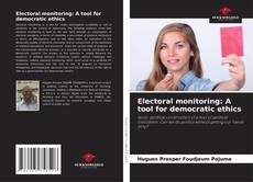 Buchcover von Electoral monitoring: A tool for democratic ethics