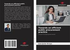 Bookcover of Towards an efficient public procurement practice