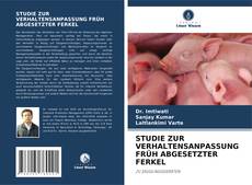 Bookcover of STUDIE ZUR VERHALTENSANPASSUNG FRÜH ABGESETZTER FERKEL