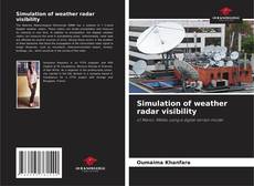 Simulation of weather radar visibility kitap kapağı