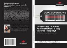 Capa do livro de Governance in Public Administration: a step towards integrity! 