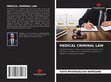 MEDICAL CRIMINAL LAW kitap kapağı