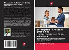 Monografia - CAI sobre problemas comportamentais de pré-escolares kitap kapağı