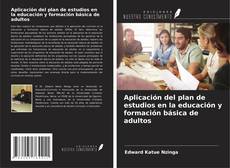 Couverture de Aplicación del plan de estudios en la educación y formación básica de adultos