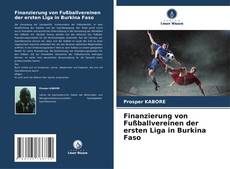 Portada del libro de Finanzierung von Fußballvereinen der ersten Liga in Burkina Faso