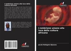 Buchcover von L'embrione umano alla luce della cultura africana