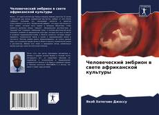 Copertina di Человеческий эмбрион в свете африканской культуры