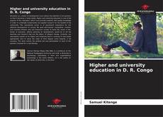 Copertina di Higher and university education in D. R. Congo