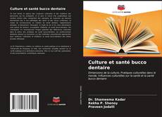 Buchcover von Culture et santé bucco dentaire