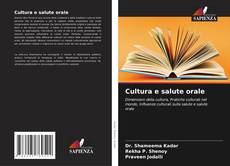 Buchcover von Cultura e salute orale