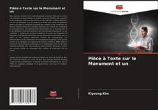 Buchcover von Pièce à Texte sur le Monument et un