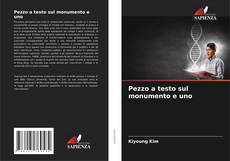 Capa do livro de Pezzo a testo sul monumento e uno 