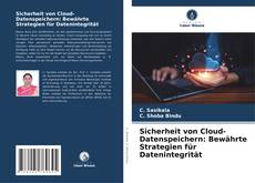 Portada del libro de Sicherheit von Cloud-Datenspeichern: Bewährte Strategien für Datenintegrität