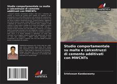 Couverture de Studio comportamentale su malte e calcestruzzi di cemento additivati con MWCNTs