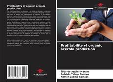 Portada del libro de Profitability of organic acerola production