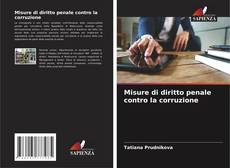 Обложка Misure di diritto penale contro la corruzione