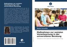 Couverture de Maßnahmen zur sozialen Verantwortung in der universitären Beratung