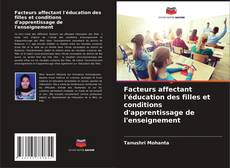 Capa do livro de Facteurs affectant l'éducation des filles et conditions d'apprentissage de l'enseignement 