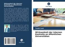 Buchcover von Wirksamkeit der internen Kontrolle an öffentlichen Universitäten