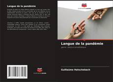 Buchcover von Langue de la pandémie