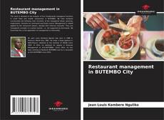 Capa do livro de Restaurant management in BUTEMBO City 