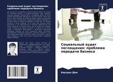 Обложка Социальный аудит поглощения: проблема передачи бизнеса