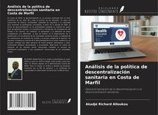 Bookcover of Análisis de la política de descentralización sanitaria en Costa de Marfil