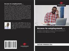 Access to employment,... kitap kapağı