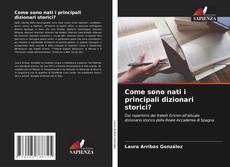 Portada del libro de Come sono nati i principali dizionari storici?