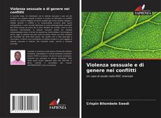 Capa do livro de Violenza sessuale e di genere nei conflitti 