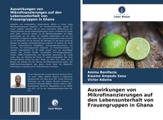 Auswirkungen von Mikrofinanzierungen auf den Lebensunterhalt von Frauengruppen in Ghana kitap kapağı