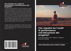 Couverture de Che impatto ha l'audit di performance sull'attuazione del progetto?