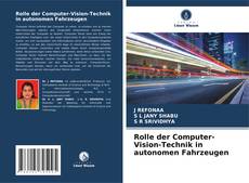 Capa do livro de Rolle der Computer-Vision-Technik in autonomen Fahrzeugen 