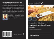 Bookcover of Percezione del clima organizzativo delle università agrarie