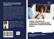 Buchcover von Опрос мнений об управлении карьерами компании SOGEA-SATOM, Мали