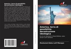 Buchcover von America, terra di possibilità: decostruzione ideologica