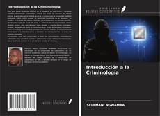 Capa do livro de Introducción a la Criminología 