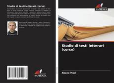 Capa do livro de Studio di testi letterari (corso) 