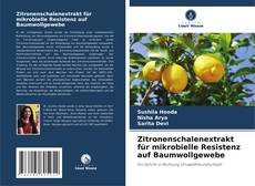 Couverture de Zitronenschalenextrakt für mikrobielle Resistenz auf Baumwollgewebe