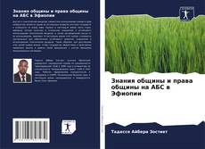 Buchcover von Знания общины и права общины на АБС в Эфиопии