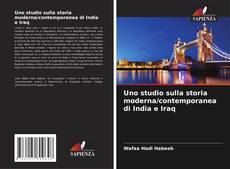 Capa do livro de Uno studio sulla storia moderna/contemporanea di India e Iraq 