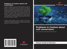 Problems in Context about unit conversions kitap kapağı