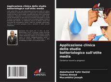 Capa do livro de Applicazione clinica dello studio batteriologico sull'otite media 