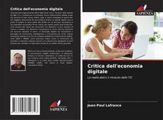 Capa do livro de Critica dell'economia digitale 