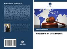 Capa do livro de Notstand im Völkerrecht 