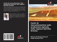 Portada del libro de Centri di meccanizzazione sulla produzione agricola nella regione dell'Alto Oriente