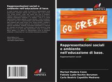 Portada del libro de Rappresentazioni sociali e ambiente nell'educazione di base.