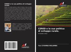 CERED e la sua politica di sviluppo rurale. kitap kapağı