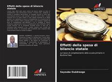 Capa do livro de Effetti della spesa di bilancio statale 